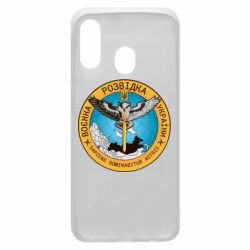 Чехол для Samsung A40 Военная разведка Украина, сова - PrintSalon