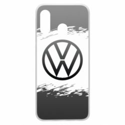 Чохол для Samsung A40 Volkswagen logo and grunge - PrintSalon