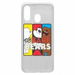 Чехол для Samsung A40 We bare bears collage - PrintSalon