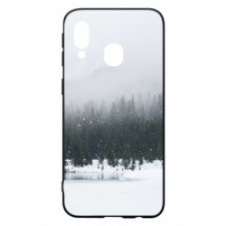 Чохол для Samsung A40 Winter forest - PrintSalon