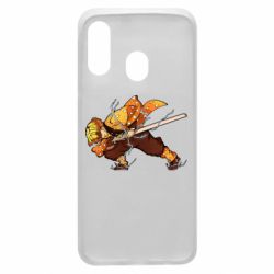 Чехол для Samsung A40 Zenitsu Demon Slayer - PrintSalon