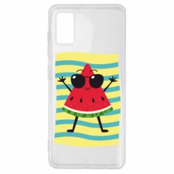 Чехол для Samsung A41 Арбуз на пляже - PrintSalon