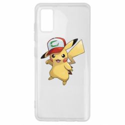 Чехол для Samsung A41 Ash's hat Pikachu - PrintSalon