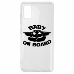 Чехол для Samsung A41 Baby on board yoda