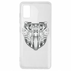 Чехол для Samsung A41 Bike Shield Art - PrintSalon