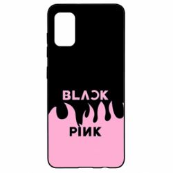 Чехол для Samsung A41 Blackpink pink fire-PrintSalon Чехол для Samsung A41 Blackpink pink fire