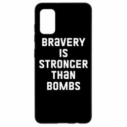 Чехол для Samsung A41 Bravery is stronger - PrintSalon