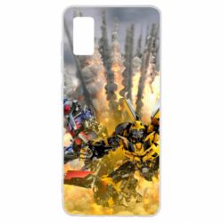 Чохол для Samsung A41 Bumblebee and Optimus Prime - PrintSalon