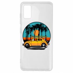Чехол для Samsung A41 Car and sunset - PrintSalon
