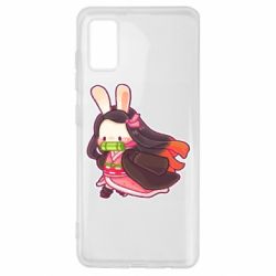 Чехол для Samsung A41 Chibi Bunny Kamado Nezuko