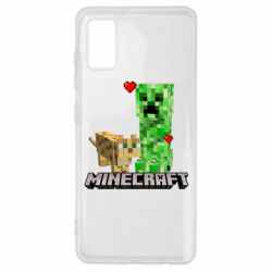 Чехол для Samsung A41 Creeper and Cat