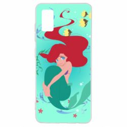 Чехол для Samsung A41 Cute and shy Ariel-PrintSalon Чехол для Samsung A41 Cute and shy Ariel