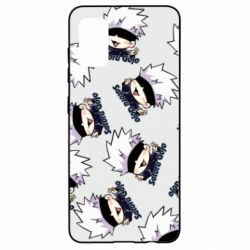Чехол для Samsung A41 Cute Satoru Gojo pattern-PrintSalon Чехол для Samsung A41 Cute Satoru Gojo pattern