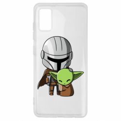 Чехол для Samsung A41 Din Djarin And The Child - PrintSalon