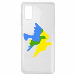 Чехол для Samsung A41 Dove flag of Ukraine - PrintSalon