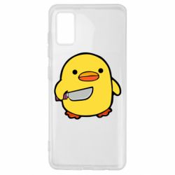 Чохол для Samsung A41 Duckling With A Knife - PrintSalon