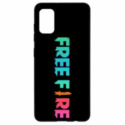 Чехол для Samsung A41 Free fire gradient logo - PrintSalon
