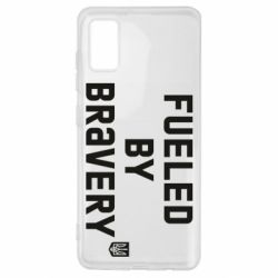 Чехол для Samsung A41 Fueled by bravery - PrintSalon