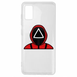 Чехол для Samsung A41 Игра в кальмара Soldier-PrintSalon Чехол для Samsung A41 Игра в кальмара Soldier