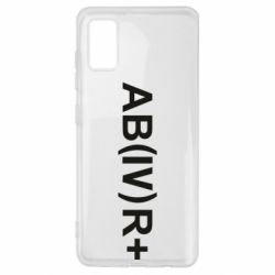 Чехол для Samsung A41 Группа крови (4)АВ+ - PrintSalon