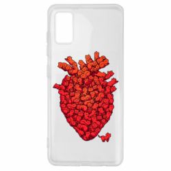 Чехол для Samsung A41 Heart of many cats - PrintSalon