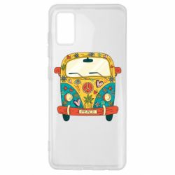 Чехол для Samsung A41 Hippie bus - PrintSalon