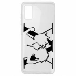 Чехол для Samsung A41 Hunter X Hunter Line Art-PrintSalon Чехол для Samsung A41 Hunter X Hunter Line Art