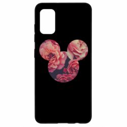 Чехол для Samsung A41 Inner world flowers mickey mouse