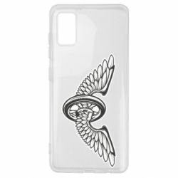 Чехол для Samsung A41 Колесо и крылья - PrintSalon