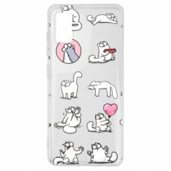 Чохол для Samsung A41 Кот Саймона емоції - PrintSalon