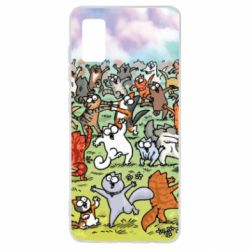 Чохол для Samsung A41 Коти танцюють - PrintSalon