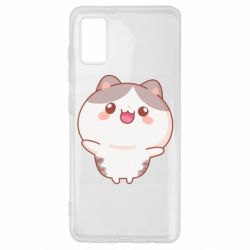 Чехол для Samsung A41 Котик обнимает тебя - PrintSalon