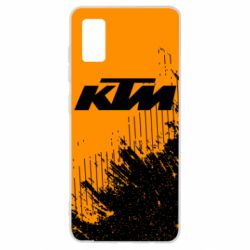 Чехол для Samsung A41 KTM and grunge background - PrintSalon