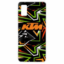 Чохол для Samsung A41 KTM orange logo - PrintSalon