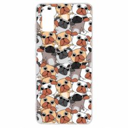 Чохол для Samsung A41 Little puppies - PrintSalon