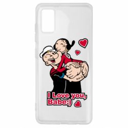 Чехол для Samsung A41 Люблю тебя, детка