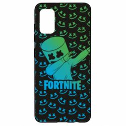 Чехол для Samsung A41 Marshmello Fortnite Dab Neon - PrintSalon