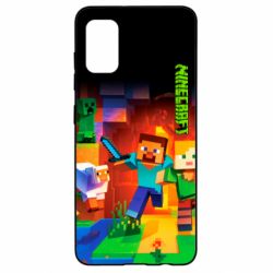 Чехол для Samsung A41 Майнкрафт - PrintSalon