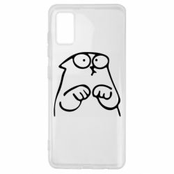Чехол для Samsung A41 Милый Кот Саймона - PrintSalon