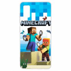 Чехол для Samsung A41 Minecraft summer