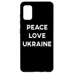 Чехол для Samsung A41 Мир, любовь, Украина - PrintSalon