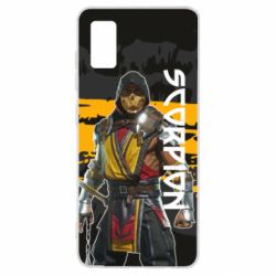 Чехол для Samsung A41 Mortal Kombat-Scorpion-PrintSalon Чехол для Samsung A41 Mortal Kombat-Scorpion
