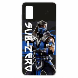 Чехол для Samsung A41 Mortal Kombat Sub-Zero-PrintSalon Чехол для Samsung A41 Mortal Kombat Sub-Zero