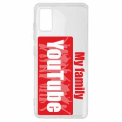 Чехол для Samsung A41 My family youtube - PrintSalon