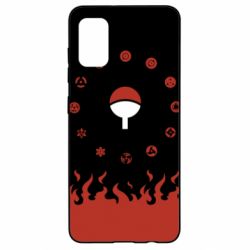 Чехол для Samsung A41 Naruto Sasuke Uchiha Sharingan - PrintSalon