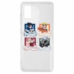 Чехол для Samsung A41 Naruto team 7 in action - PrintSalon