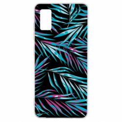 Чохол для Samsung A41 Neon Palm Leaves - PrintSalon