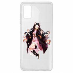 Чехол для Samsung A41 Nezuko cat