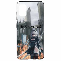 Чехол для Samsung A41 Nier Automata 2B - PrintSalon