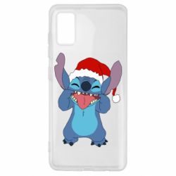 Чехол для Samsung A41 Новогодний Стич - PrintSalon